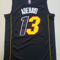 Men's Miami Heat Bam Adebayo #13 Black Swingman Jersey1 City Edition