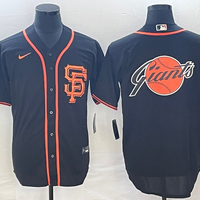 Men's San Francisco Giants Black Alternate Replica Team Jersey1