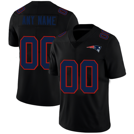 Custom1 New England Patriots Football Jersey1s Black American Stitched Name And Number Size S to 6XL Christmas Birthday Gift