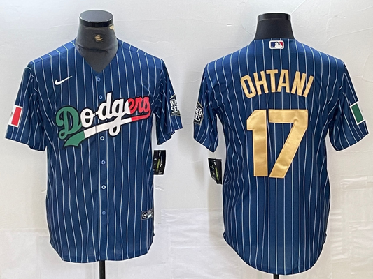 Men's Los Angeles Dodgers Shohei Ohtani Royal Replica Game Jersey1