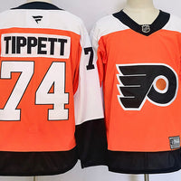 Men's Philadelphia Flyers Owen Tippett #74 Orange Jersey1