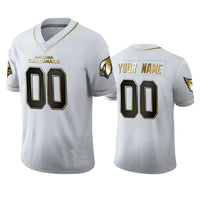 Custom1 Arizona Cardinals White Golden Edition Vapor Limited Stitched Football Jerseys