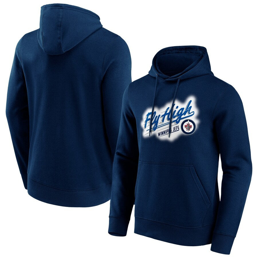 Men's Winnipeg Jets Hometown Graphic Hoodie - Navy