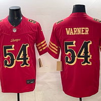 Men's San Francisco 49ers Fred Warner #54 Red 2025 Rivalries Collection Game Jersey
