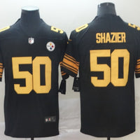 Men's Pittsburgh Steelers Ryan Shazier #50 Black Alternate Legend Jersey1