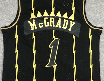 Men's Toronto Raptors Tracy McGrady Black 1998-99 Hardwood Classics Swingman Jersey1