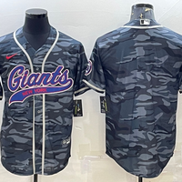 Men's New York Giants Grey Camouflage Blank Jersey1