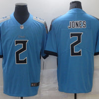 Men's Tennessee Titans Julio Jones #2 Light Blue Game Jersey1