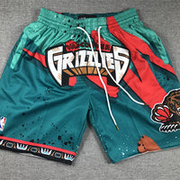 Men's Memphis Grizzlies Green Swingman Pocket Shorts1