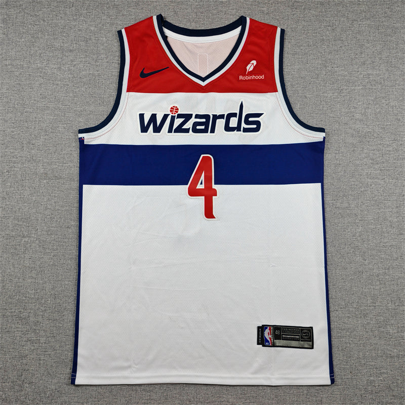 Men's Washington Wizards AJ Dybantsa #4 White Swingman Jersey - Association Edition