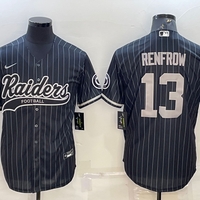 Men's Las Vegas Raiders Hunter Renfrow #13 Black Game Player Jersey1 Joint Edition