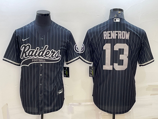 Men's Las Vegas Raiders Hunter Renfrow #13 Black Game Player Jersey1 Joint Edition