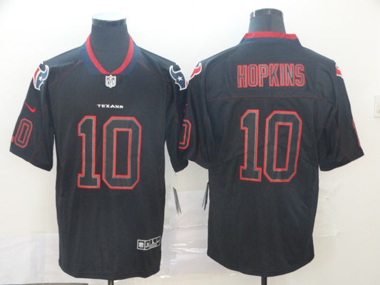 Men's Houston Texans DeAndre Hopkins #10 Black Game Jersey1