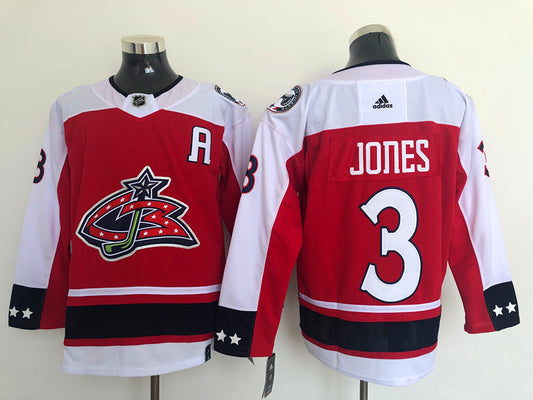 Men's Columbus Blue Jackets Seth Jones #3 Red Breakaway Player Jersey1