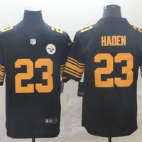 Men's Pittsburgh Steelers Joe Harden #23 Black Alternate Legend Jersey1