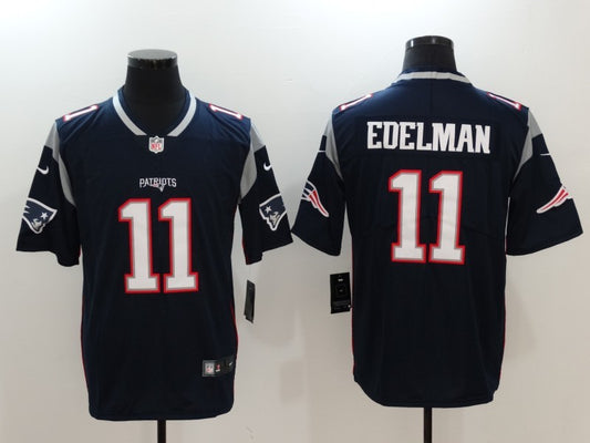 Men's New England Patriots Julian Edelman #11 Navy Blue Game Jersey1