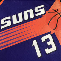 Men's Phoenix Suns Steve Nash #13 Purple 1996-97 Throwback Stitched Jersey1