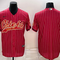 Men's Kansas City Chiefs Red Blank Game Jersey1