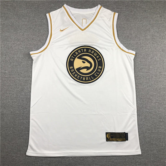 Men's Atlanta Hawks Trae Young #11 White Swingman Jersey1