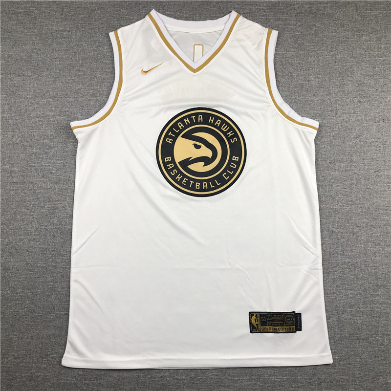 Men's Atlanta Hawks Trae Young #11 White Swingman Jersey1