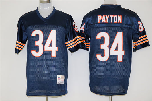 Men's Chicago Bears Walter Payton Mitchell & Ness Navy Legacy Replica Jersey1