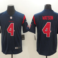 Men's Houston Texans Deshaun Watson #4 Navy Game Jersey1
