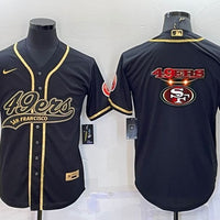 Men's San Francisco 49ers Black Player Jersey1