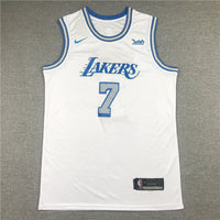 Men's Los Angeles Lakers Carmelo Anthony White Swingman Jersey1 - City Edition