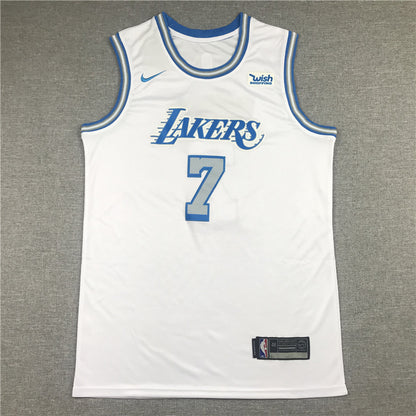 Men's Los Angeles Lakers Carmelo Anthony White Swingman Jersey1 - City Edition