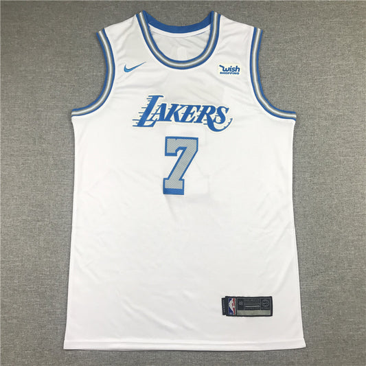 Men's Los Angeles Lakers Carmelo Anthony White Swingman Jersey1 - City Edition