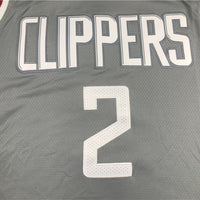 Men's LA Clippers Kawhi Leonard Gray 2020/21 Swingman Jersey1 - Earned Edition