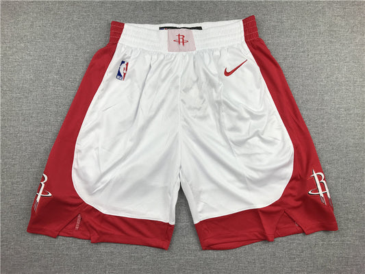 Men's Houston Rockets White 2021/22 Association Edition Basketball Shorts1