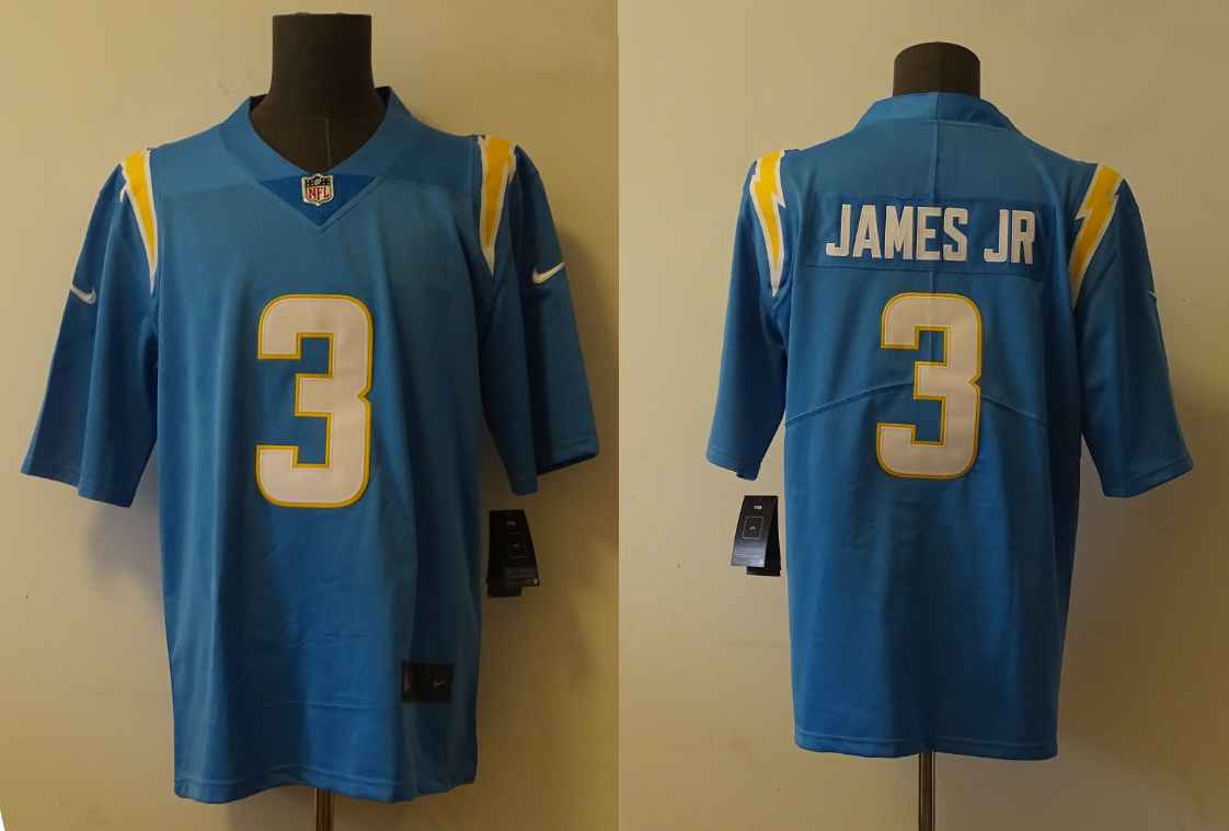 Men's Los Angeles Chargers Derwin James Jr. #3 Powder Blue Player Game Jersey