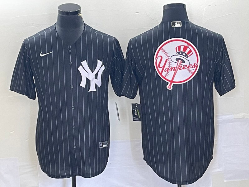 Men's New York Yankees Black Alternate Team Jersey1