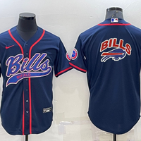 Men's Buffalo Bills Navy Game Jersey1