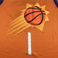 Men's Phoenix Suns Devin Booker Orange 2019/20 Fast Break Replica Player Jersey1