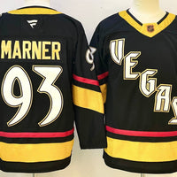 Men's Vegas Golden Knights Mitch Marner #93 Black Breakaway Player Jersey