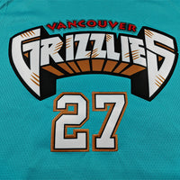 Men's Memphis Grizzlies Cameron Boozer #27 Green Swingman Jersey
