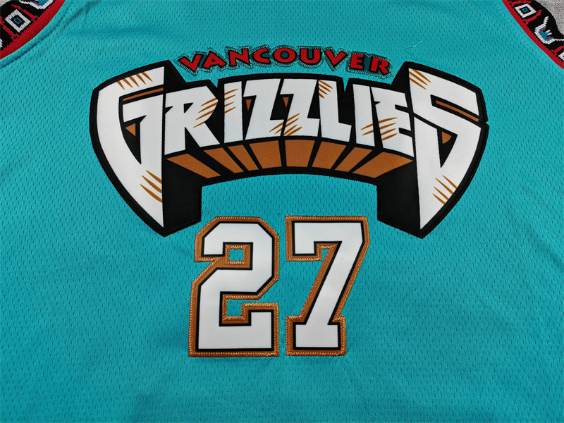 Men's Memphis Grizzlies Cameron Boozer #27 Green Swingman Jersey