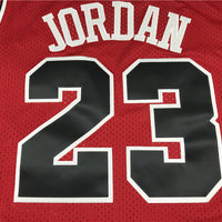 Men's Chicago Bulls Michael Jordan Red 1984-85 Hardwood Classics Jersey1