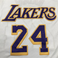 Men's Kobe Bryant Los Angeles Lakers #24 NBA Classics Retro Jersey1 - White