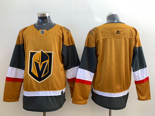 Men's Vegas Golden Knights Gold Primegreen Authentic Player Blank Jersey1