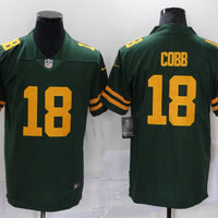 Men's Green Bay Packers Randall Cobb #18 Green Game Player Jersey1