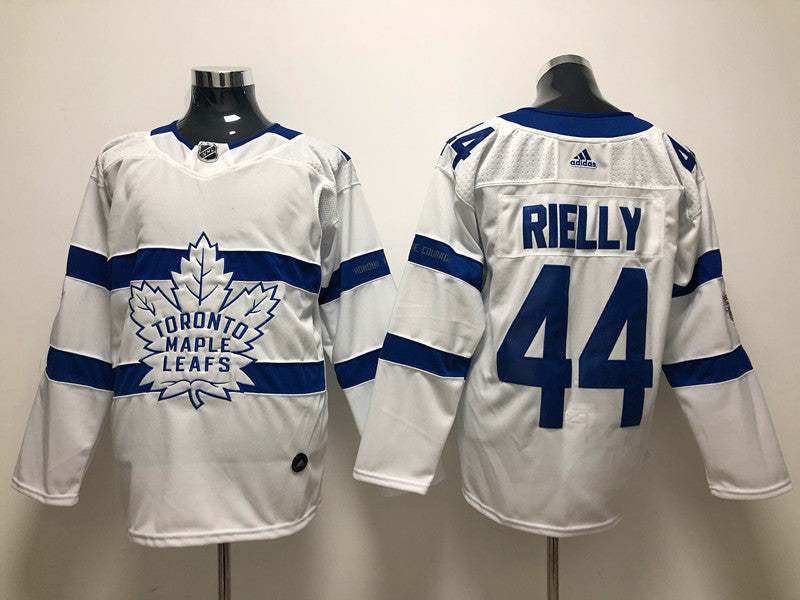 Men's Toronto Maple Leafs Morgan Rielly #44 White Player Jersey1