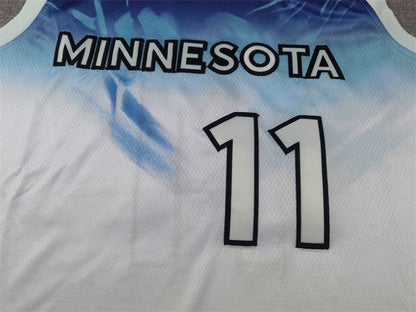 Men's Minnesota Timberwolves Naz Reid #11 White 2024/25 Swingman Player Jersey1 - City Edition