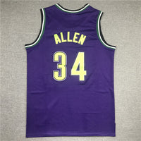 Men's Milwaukee Bucks Giannis Antetokounmpo #34 Purple Replica Player Jersey1