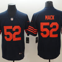 Men's Chicago Bears Khalil Mack #52 Navy Game Player Jersey1
