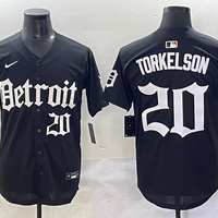 Men's Detroit Tigers Spencer Torkelson #20 Black Player Jersey
