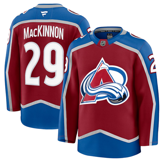 Men's Colorado Avalanche Nathan MacKinnon #29 Fanatics Burgundy Home Premium Player Jersey