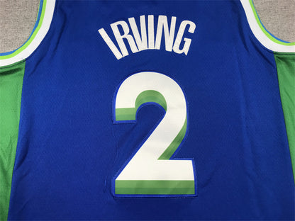 Men's Dallas Mavericks Kyrie Irving #2 Blue 2022/23 Swingman Jersey1 - City Edition